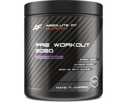 Pre Workout 2020 - Straw / Raspberry - Aardbei / Framboos - 30 servings - Pre-Workout - L-Citrulline - Beta-Alanine - Taurine - Caffeine - Energy Drink Sport Supplement - Poeder