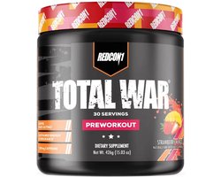 Redcon1 Total War Preworkout- 30 Serving- Strawberry Mango- met Springtouw!