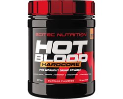 Scitec Nutrition - Hot Blood Hardcore Pre-Workout (Guarana - 375 gram)