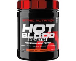 Scitec Nutrition - Hot Blood NO STIM Pre-Workout (Orange Juice - 375 gram)