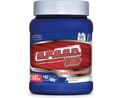 S.P.E.E.D. pre workout booster (Fruit Punch - 400 gram) - First Class Nutrition - Vegan - Arginine - Beta-Alanine - Creatine - Citrulline - Taurine - 40 servings