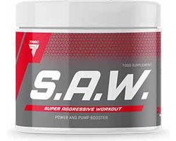 Super Aggressive Preworkout (SAW) - Trec Nutrition - 200g blackcurrant/lemon