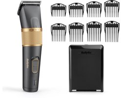 BaByliss Graphite Precision Tondeuse E987E - 26 Kniplengtes (0.6mm - 28mm) - 8 opzetstukken - 160min draadloos gebruik