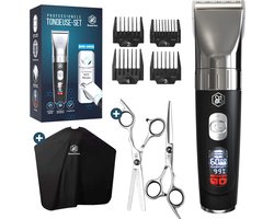 Beeperfect® Tondeuse Mannen - Haartrimmer - Trimmer voor Hoofd & Baard - Tondeuse Mannen Hoofdhaar - Inclusief Kappersset