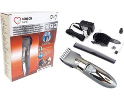 Benson Professional Hairclipper - Waterdichte Draadloze Tondeuse