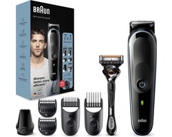 Braun MGK5345 7in1 Trimmer Zwart/Blauw