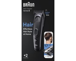 Braun tondeuse HC5330 - Zwart