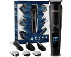 Entoris EN3 - Tondeuse - Professionele Baardtrimmer - Waterdichte Haartrimmer - Precisietrimmer - Neushaartrimmer - Alles in 1 - Volledige Set