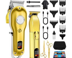 Equivera Tondeuse Hoofdhaar - Tondeuse - Haar Trimmer - Baard Trimmer - Professionele Tondeuse - Tondeuse Set - Kit - Voor Heren - Premium