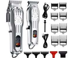 Multis - Tondeuse Mannen - Tondeuse Hoofdhaar - Bodygroomer Mannen - Baardtrimmer - Complete Set - Met Opzetkammen