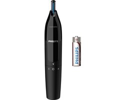 Philips Norelco NOSETRIMMER Series 1000 Neus- en oortrimmer, 100% comfort zonder te trekken