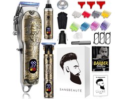 Professionele Draadloze 4-in-1 Tondeuse - Tondeuse Mannen Hoofdhaar - Cheveux Haar - Haartrimmer - Kapper Haar Machine - Haartondeuse - Trimmer Baard - Barber Hair Clipper - Kapper Buddha Trimmer - Kappersset