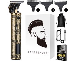 Professionele Draadloze T-blade Tondeuse - Buddha Trimmer - Baardtrimmer - Tondeuse Mannen Hoofdhaar - Cheveux Haar - Haartrimmer - Kapper Haar Machine - Haartondeuse - Barber Hair Clipper - Kappersset