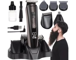 Professionele Draadloze Tondeuse Mannen - Complete Set - Baardtrimmer