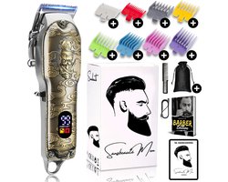 Professionele Draadloze Tondeuse - Tondeuse Mannen Hoofdhaar - Cheveux Haar - Haartrimmer - Kapper Haar Machine - Haartondeuse - Baard en haar trimmer - Barber Hair Clipper - Kapper Trimmer - Kappersset