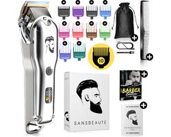 Professionele Draadloze Tondeuse - Tondeuse Mannen Hoofdhaar - Cheveux Haar - Haartrimmer - Kapper Haar Machine - Haartondeuse - Baard - Trimapparaat - Barber Hair Clipper - Kapper Trimmer - Kappersset