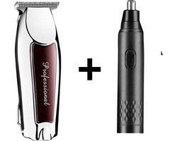 Professionele Tondeuse + Een Neustrimmer - Draadloze Tondeuse - Tondeuse Mannen - Tondeuse hoofdhaar - Haartrimmer - Tondeuses - Trimmer Mannen - Complete Set