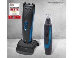 ProfiCare PC-HSM/R 3052 -Tondeuse/Baardtrimmer - Oor- en neushaartrimmer - Zwart, Blauw