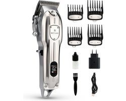 Revahs Clipper Two Professionele Draadloze Tondeuse voor Mannen - 7200 rpm - Cheveux Haar - Baard Trimmer Hoofdhaar - Hair Clipper