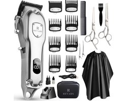 Revahs ClipperOne Pro Professionele Draadloze Tondeuse - Baardtrimmer - Hoofdhaar Mannen - Hair Clipper en Haartrimmer - Tondeuse Cheveux - 7200 rpm - Keramisch