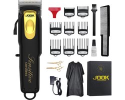 SHOPFINO Professionele Tondeuse Mannen Hoofdhaar - COMPLETE SET - Haartrimmer Draadloos - Trimmer Baard - Hair Clipper - 8 Opzetstukken