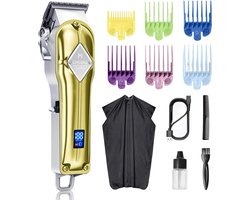 Skull Shaver - Hair Clipper - Tondeuse Mannen - Haartrimmer - Trimmer - Scheerapparaat Heren - Voor Hoofdhaar - Draadloos - Goud