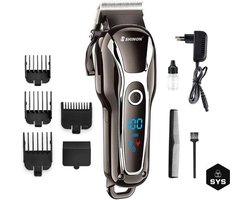 SYS - Professionele Draadloze Tondeuse - Trimmer - Tondeuse mannen hoofdhaar - Bodygroomer - Scheerapparaat mannen