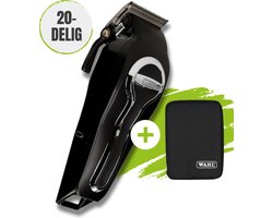 Tondeuse Wahl Elite Pro Draadloos - Inclusief 20 Accessoires - 40% Sneller Scheren door Zelfslijpende Messen - Haartrimmer Mannen - Tondeuse Mannen - Trimmer Mannen - Trimmer Baard - Trimmer Wahl - Tondeuses