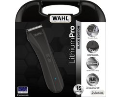 Wahl 'Black Edition' Lithium Pro LED draadloze tondeuse - 190.0469 - cordless - met opzetkammen set - 0,5 tot 25mm