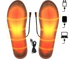 Chaohua® Verwarmde Zolen - Elektrische Zolen - Verwarmde Inlegzolen - Schoenverwarming - Verwarmde Zolen Draadloos - Verwarmde Zooltjes - Verwarmde Zolen Oplaadbaar