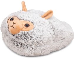 Cozy Noxxiez Voetenwarmer Alpaca Junior 35 X 25 Cm Pluche Grijs