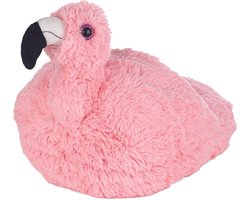 Cozy Noxxiez Voetenwarmer Flamingo Junior 35 Cm Pluche Roze