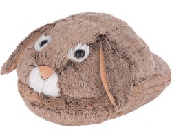 Cozy Noxxiez Voetenwarmer Konijn Junior 35 X 25 Cm Pluche Bruin