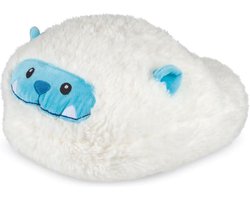 Cozy Noxxiez Voetenwarmer Yeti Junior 35 Cm Pluche Blauw/wit