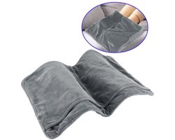 Elektrische Voetenverwarmer Comfy - Voetenverwarmer - 30 x 50 cm - Grijs - Verwarmingsmat - Warmtemat - Wasbaar