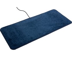 HEATEK | Energiebesparende infrarood verwarming | 100x50cm | 64W | Marine Blue | warme voeten mat, voeten verwarming, verwarmingsmat