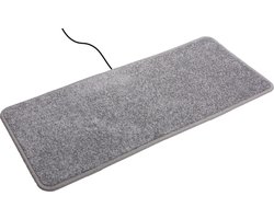 HEATEK | Energiebesparende infrarood verwarming | 100x50cm | 64W | Misty Grey | warme voeten mat, voeten verwarming, verwarmingsmat