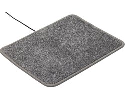 HEATEK | Energiebesparende infrarood verwarming | 50x40cm | 18W | Misty Grey | warme voeten mat, voeten verwarming, verwarmingsmat