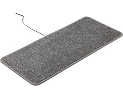 HEATEK - Infrarood verwarming - 90x40cm - Misty Grey - warme voeten mat, voeten verwarming, verwarmingsmat