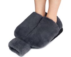 JGS ® Heerlijk Warme Voeten met Luxe Verwarmende Voetmat en Fluwelen Waterfles voor Wintercomfort