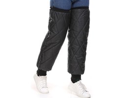 Motor Elektrisch Voertuig Winddichte Kniebeschermers - Winter Waterdichte Kniebeschermers Naar Beneden - Beenwarmers - Rits Beenwarmers - Buitensporten - Unisex Snowboardfiets - Geschikt voor Snowboardfiets - Zwart - 70cm