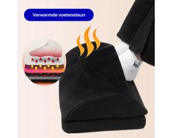 VH elektrische voetenwarmer met infrarood - in luxe geschenkverpakking - Zwart - 36 watt vermogen - Ergonomisch - Ideaal voor werkplekken - Regelbaar met dimmer