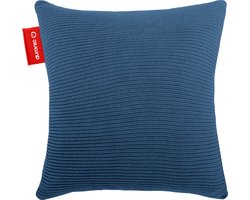 Auronic Warmtekussen - Knit - 45x45 - Oplaadbaar - Elektrisch kussen - Infrarood - Blauwgrijs