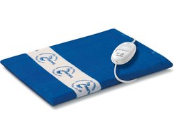 Beurer HK 63 Elektrisch Warmtekussen - Heating pad - Magnetisch - Rheumatherm®: 6 Magneten - 40 x 30 cm - 3 Warmtestanden - Max. 65°C - Snelle opwarming - Automatische uitschakeling | Hoes machinewasbaar - 3 Jaar garantie - Blauw