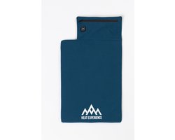 Heat Experience verwarmd Outdoor kussen - Blauw - inclusief powerbank - draadloos warmtekussen