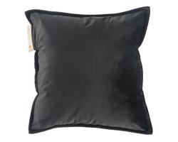 Pleafs® Warmtekussen - Plush - Draadloos - Elektrisch Oplaadbaar - 45x45cm - Onyx