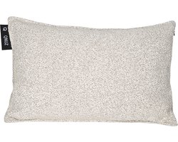 Qnuz warmtekussen - Taupe - 40x60cm - elektrische - oplaadbaar - USB - draadloos - bouclé - kerstpakket - incl. powerbank - infrarood