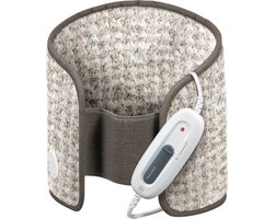 Sanitas SHK 42 Elektrisch Warmtekussen - Warmteband voor buik en rug - 6 Warmtestanden - Snelle opwarming - Automatische uitschakeling - Verstelbare band - Machinewasbaar tot 30 °C - Wit