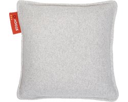 Stoov Warmtekussen - Ploov - Duurzaam & Draadloos - Infrarood warmtekussen - 45x45 Original Melange Light Grey - Plus Batterij