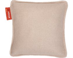 Stoov Warmtekussen - Ploov - Duurzaam & Draadloos - Infrarood warmtekussen - 45x45 Original Melange Soft Beige - Plus Batterij